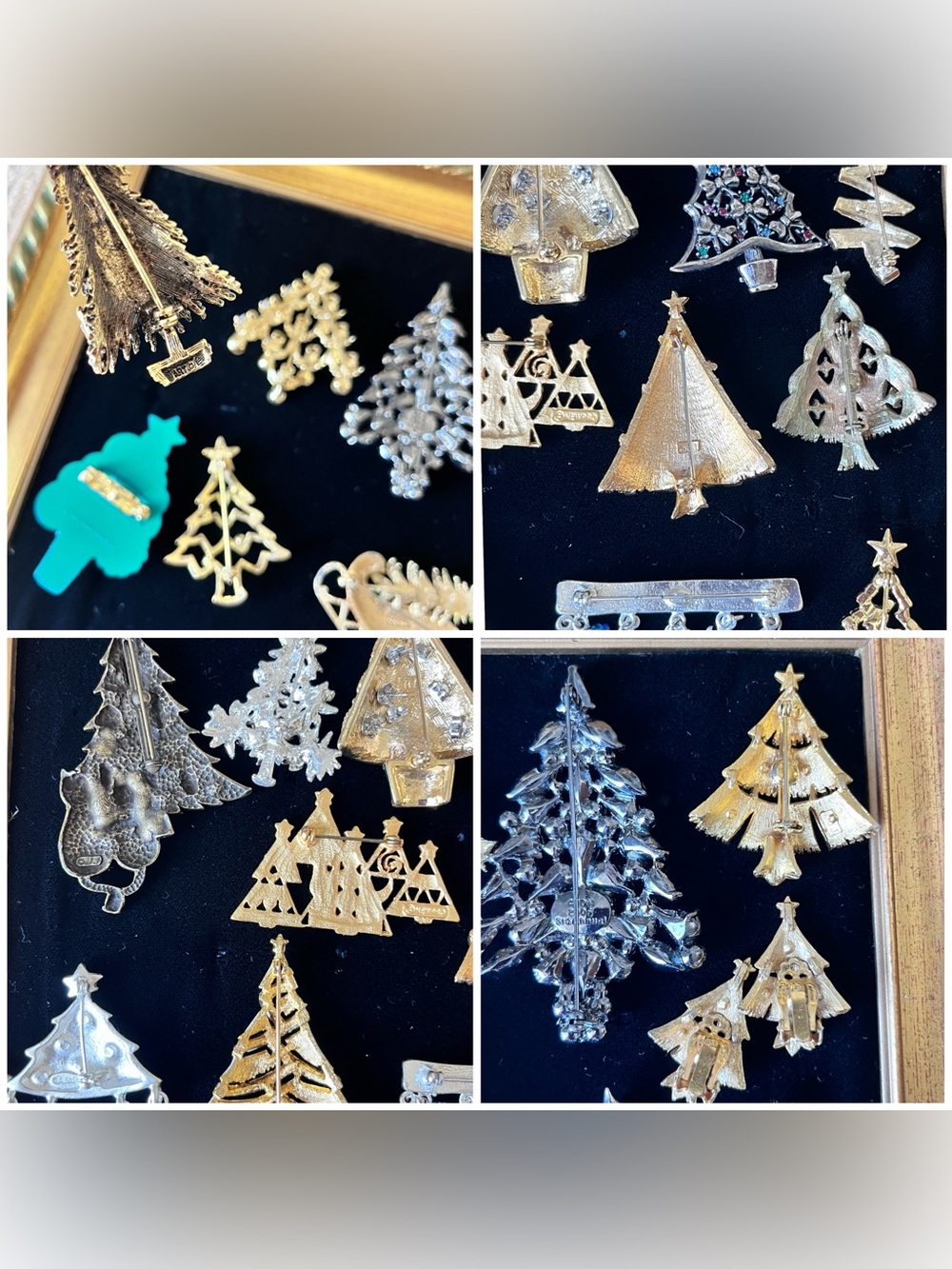 Mixed Signed Christmas Tree Holiday Pin Brooch Lot 120+ Pieces Vintage Modern - Picture 8 of 13